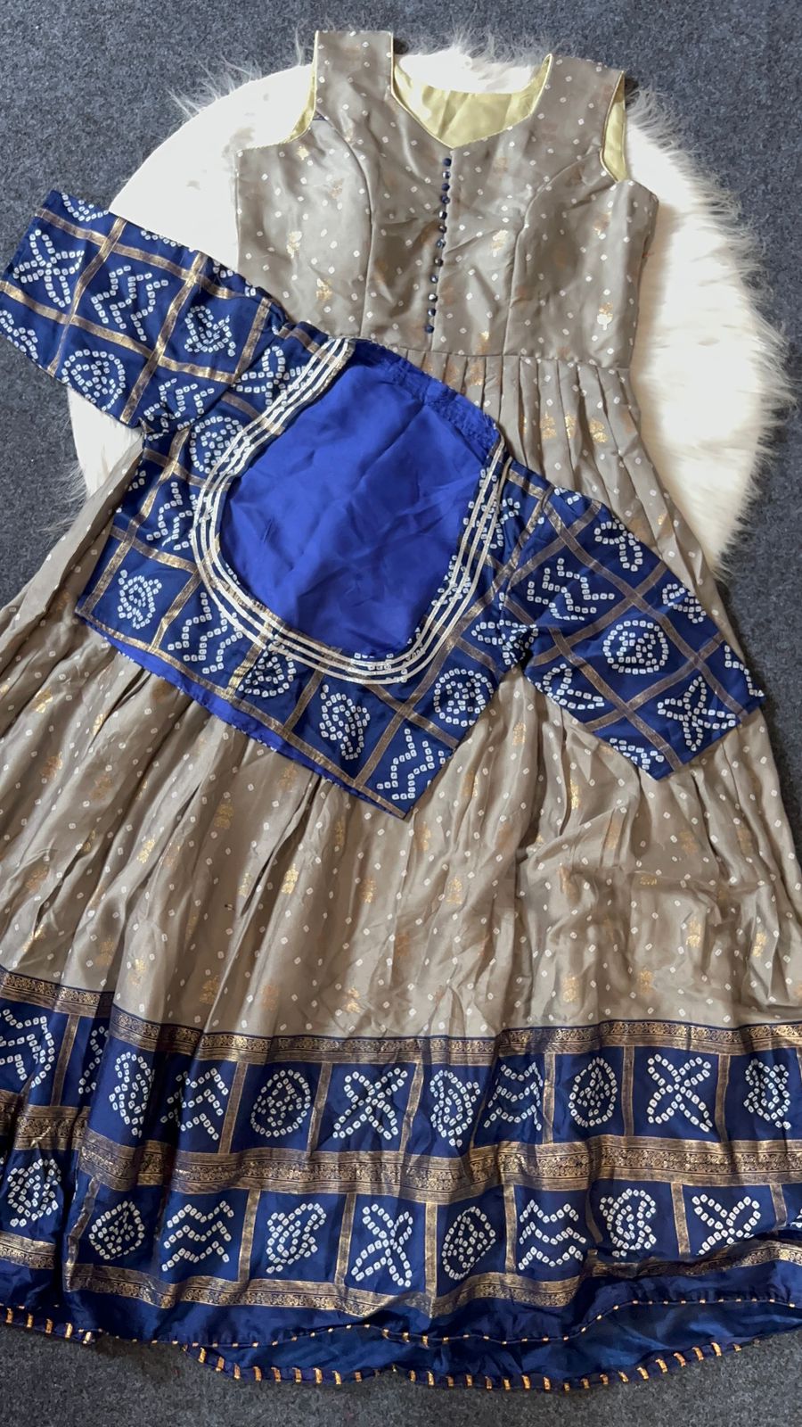 Moss georgette gowns