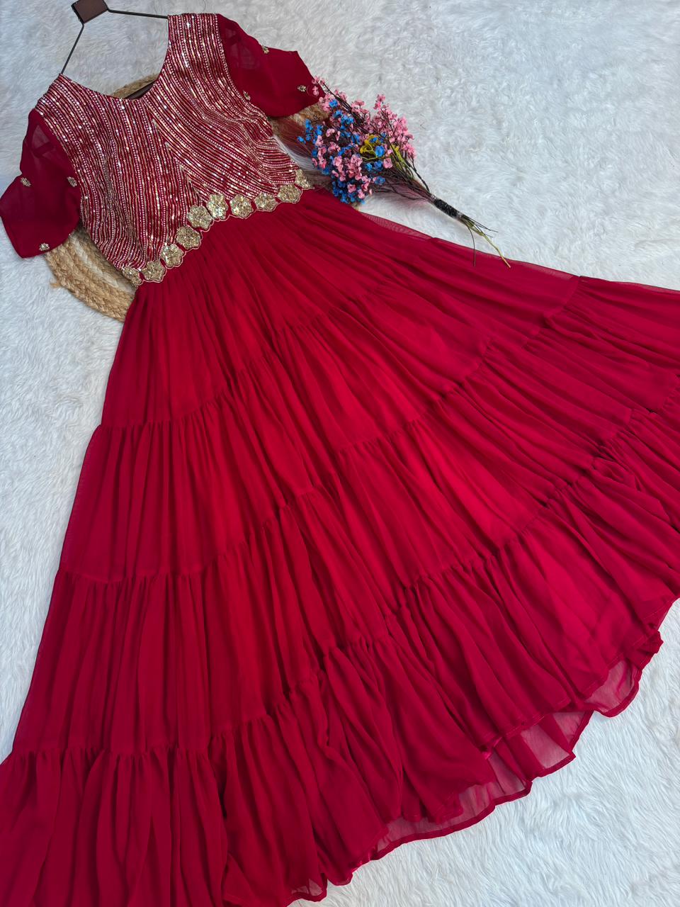 Ready made designer gown