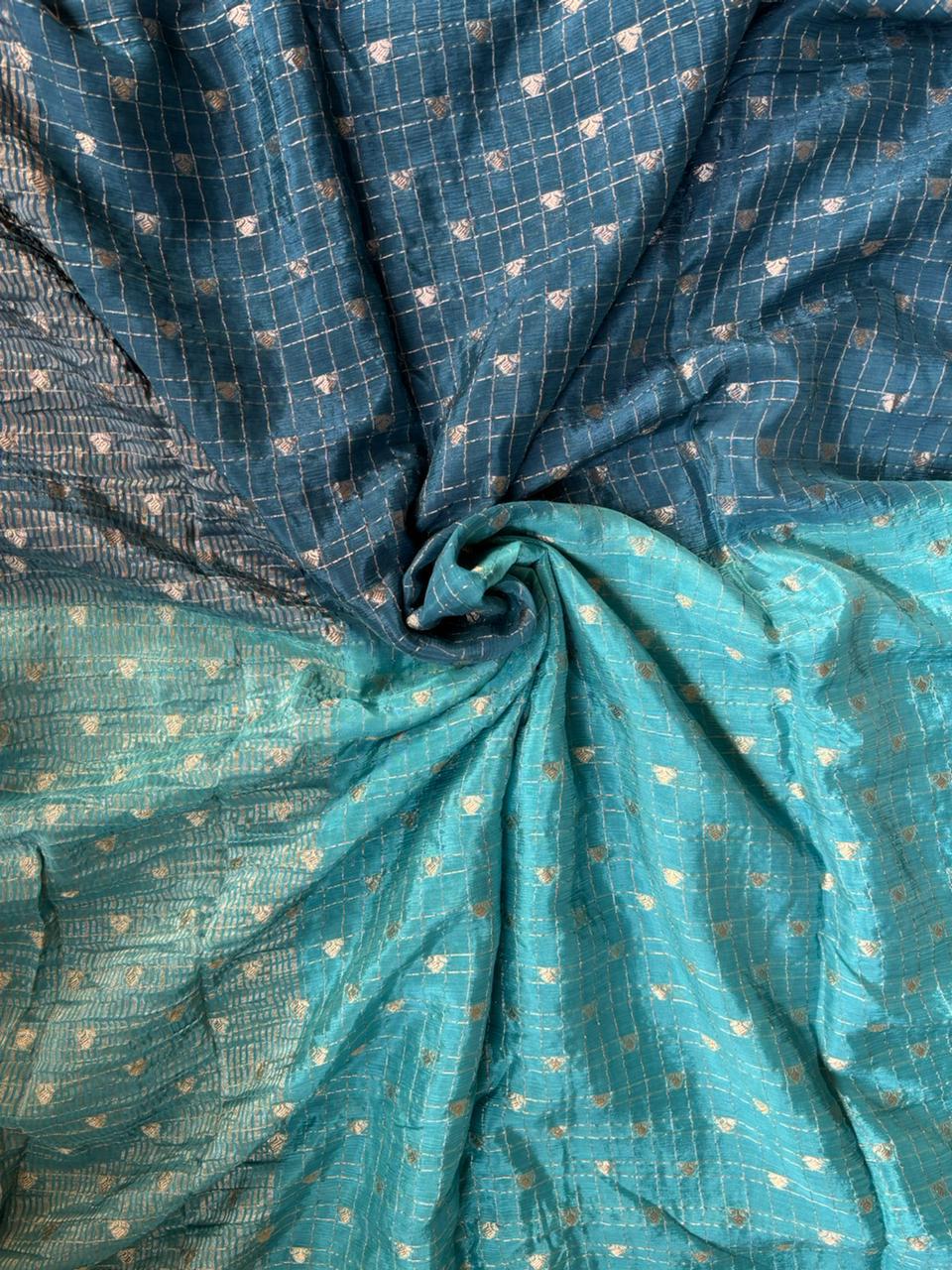 dual shade chinnon sarees