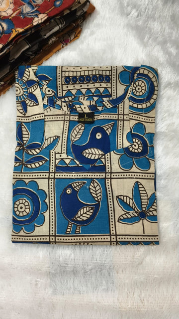Pure kalamkari cotton kurti