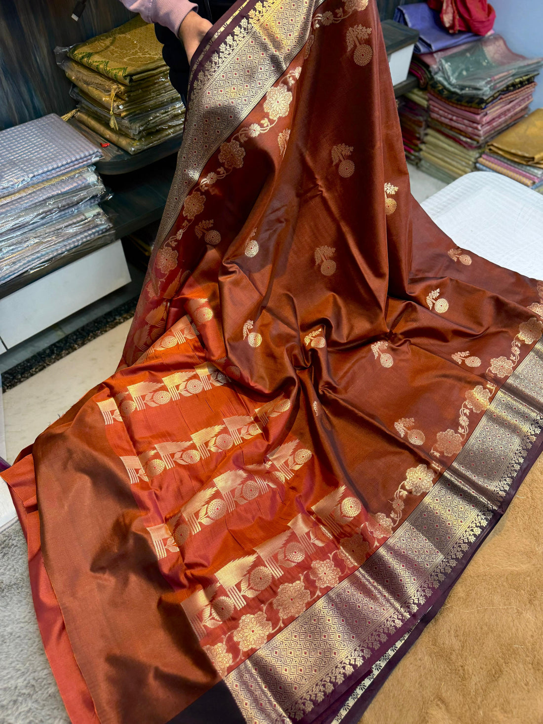 Benarasi soft silk saree