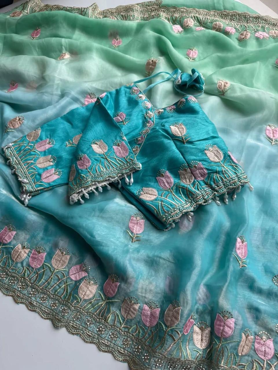 Very Soft and elegant Rich saree