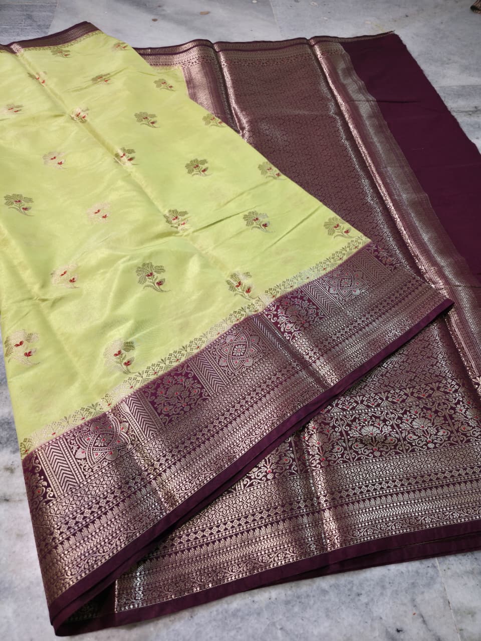 Benaresi katan pattu silk saree ✨