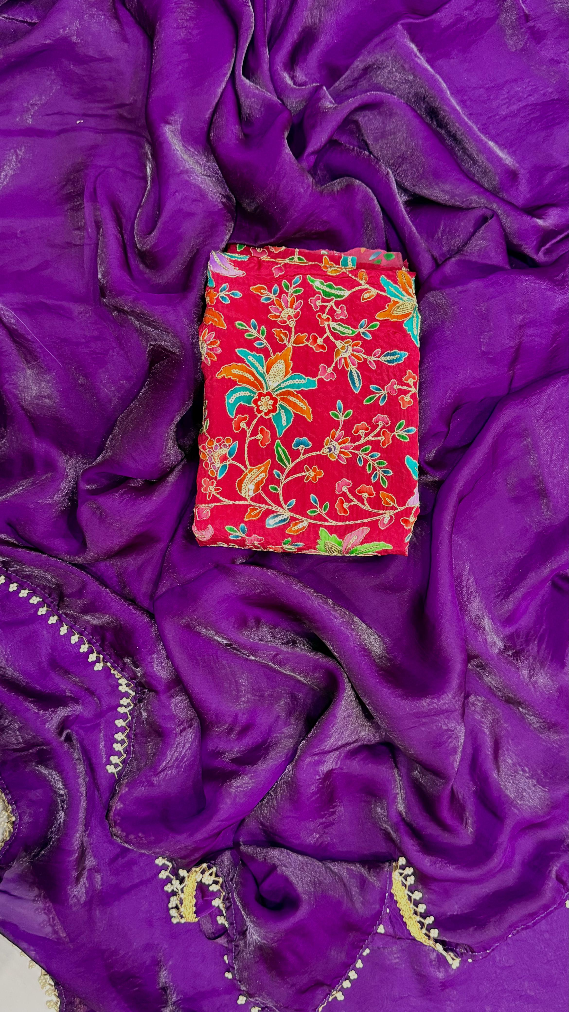 Elegant Fendi silk saree ✨