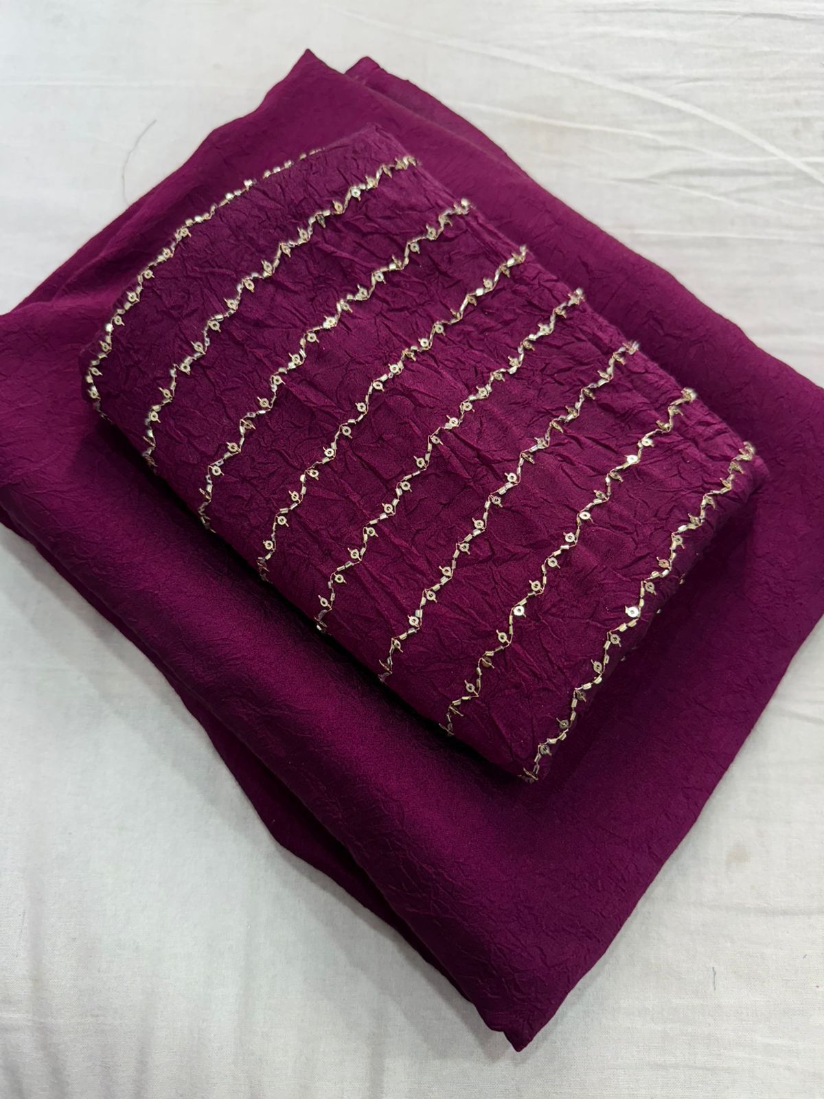 Crush saree