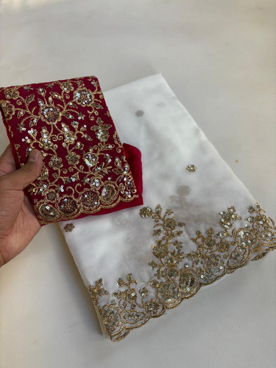 Rashmika's inspired designer saree