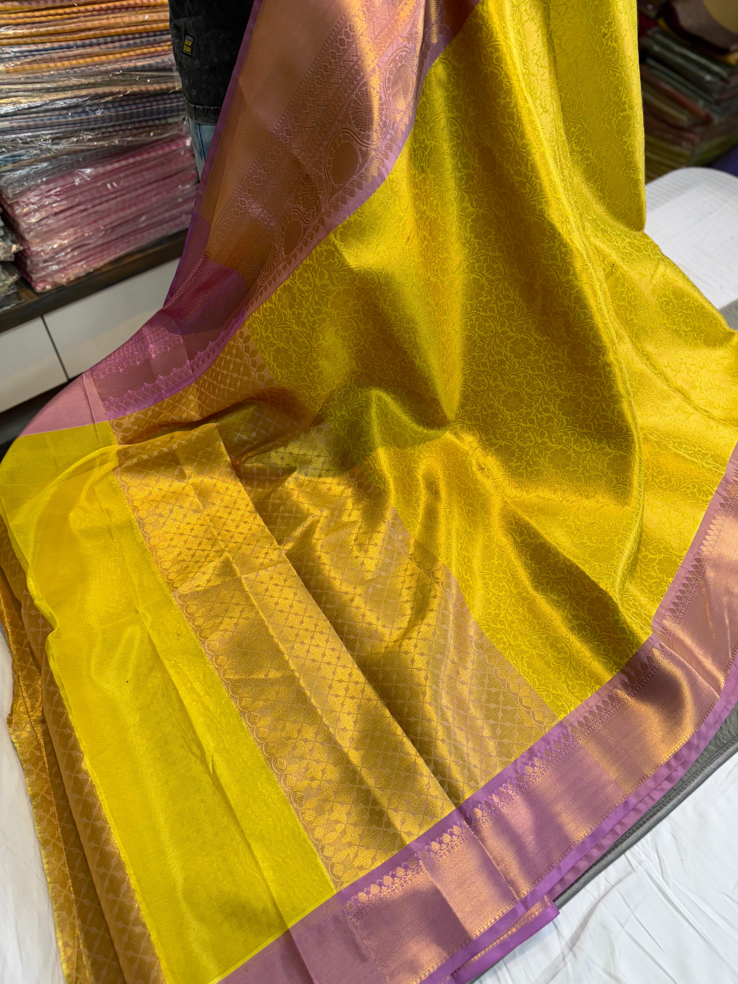 Benaresi soft katan silk saree