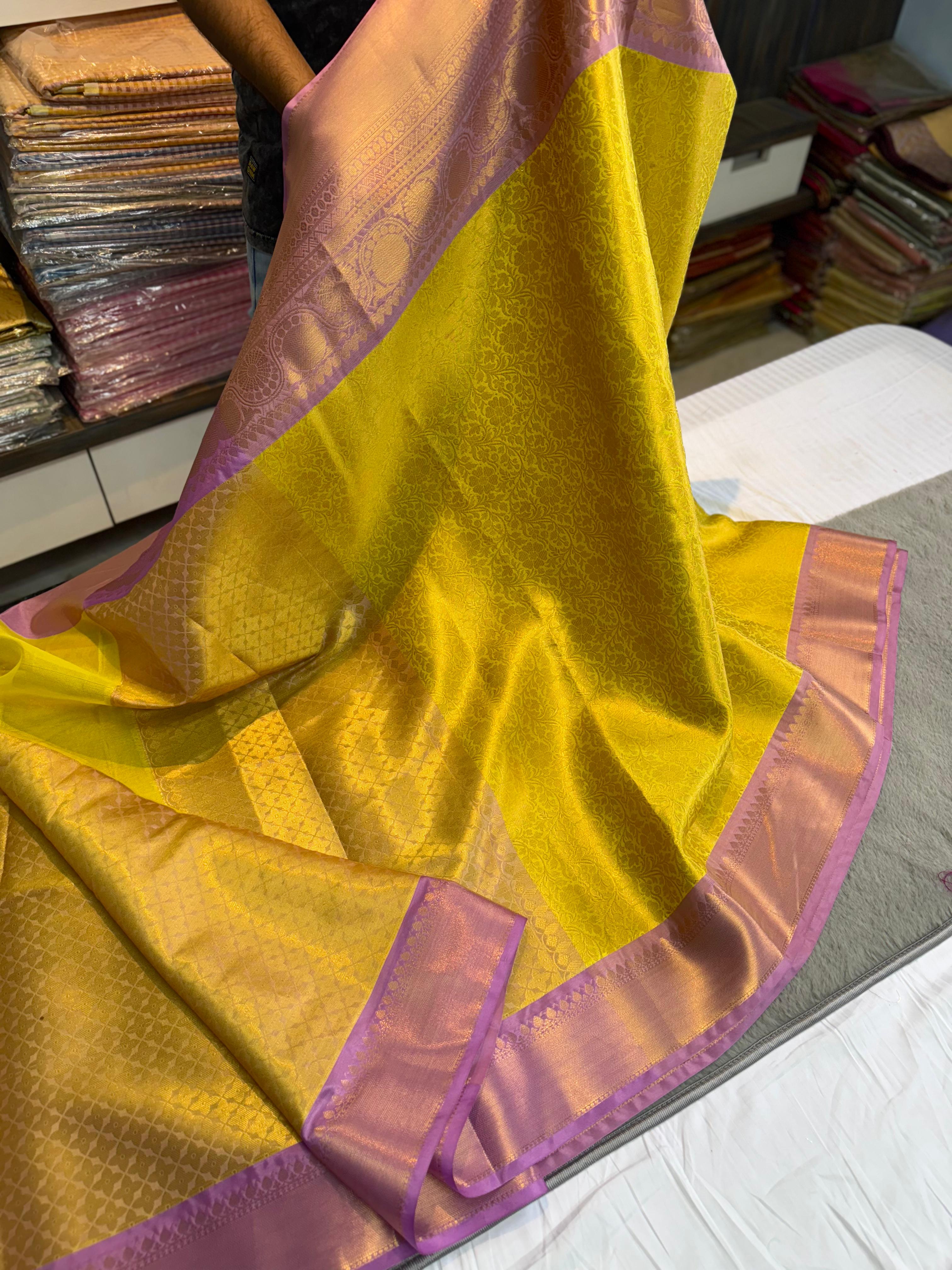 Benaresi soft katan silk saree
