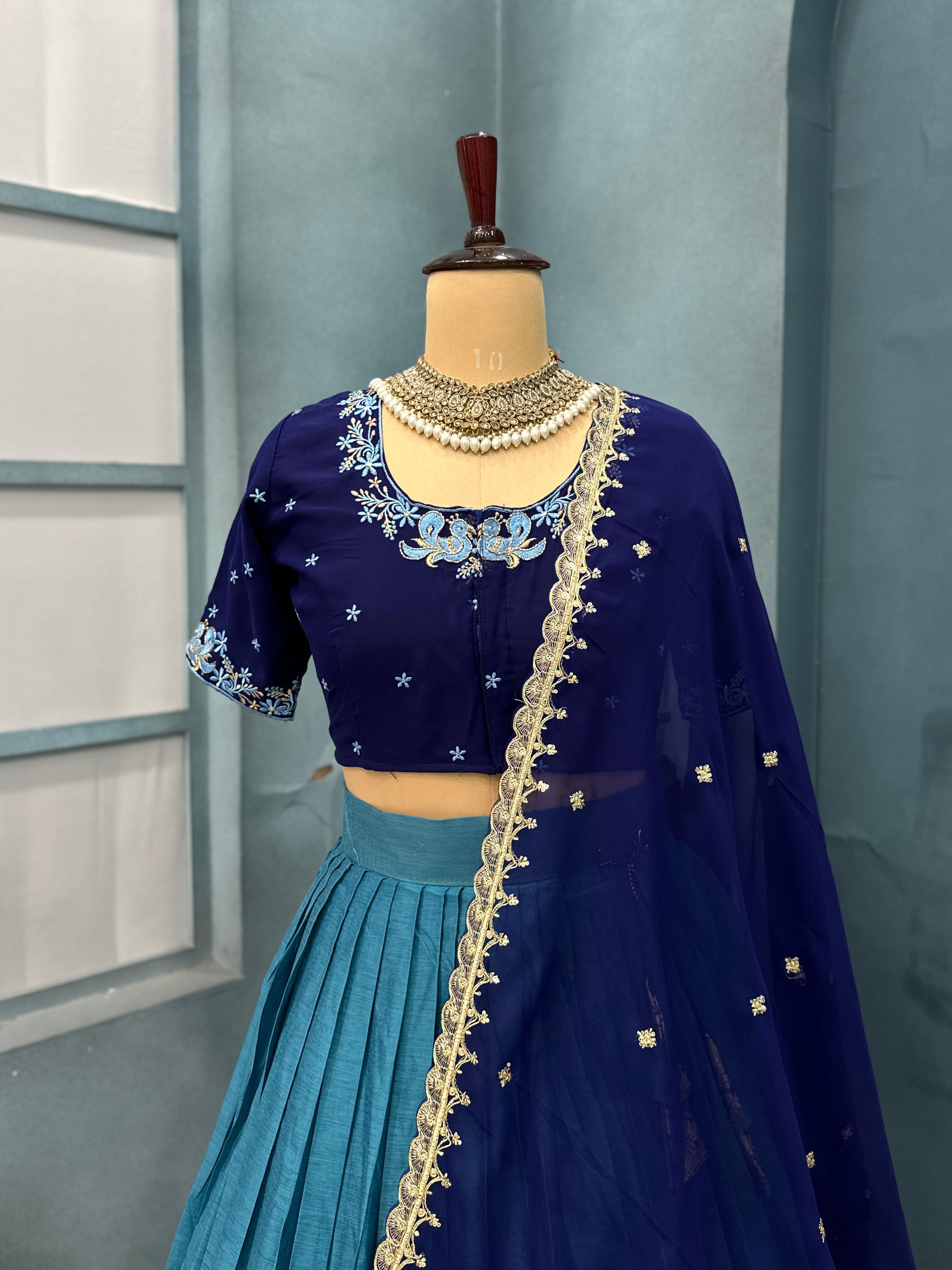 Kanchi cotton silk traditional lehenga