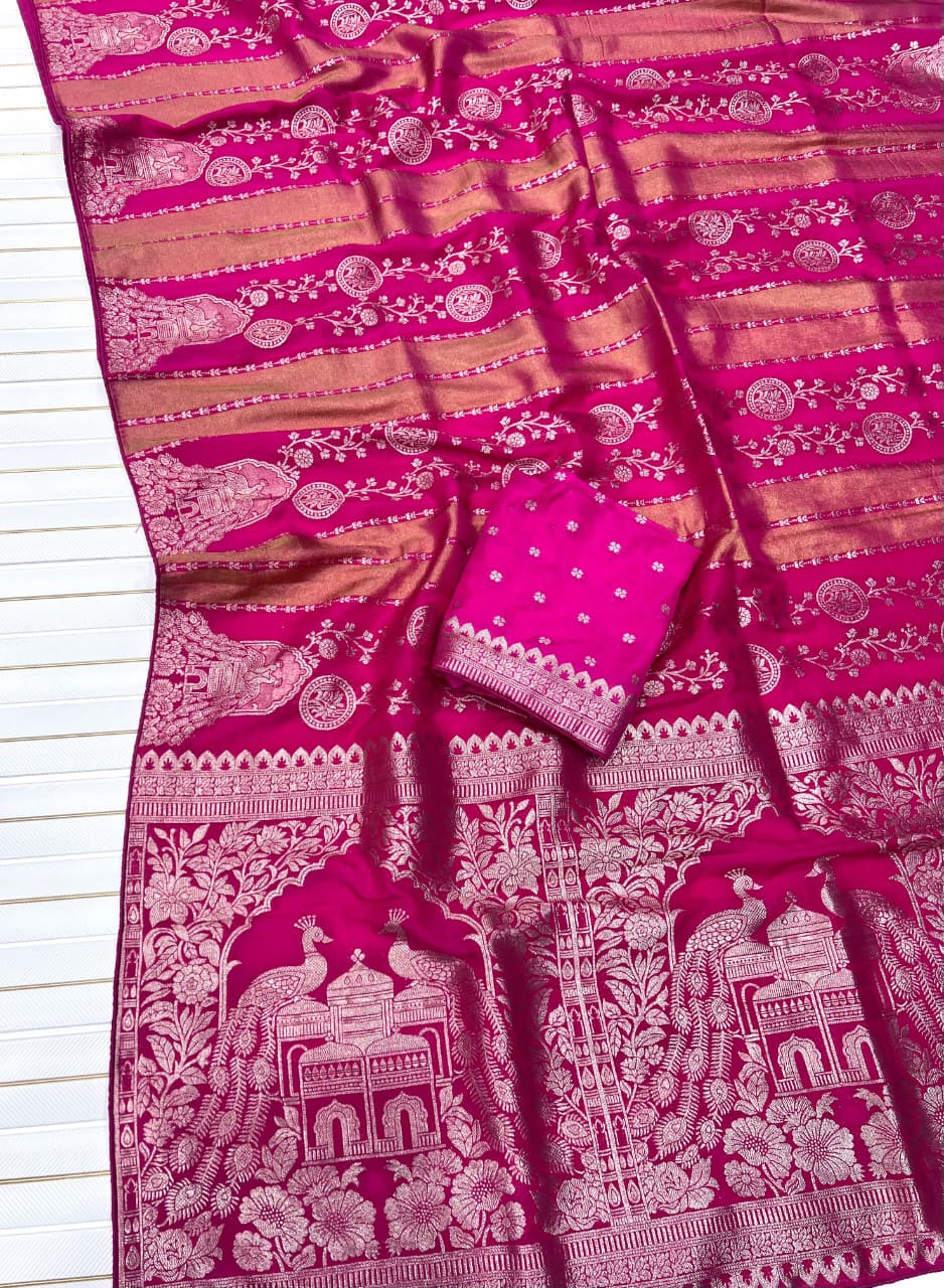Chiniya Tisu silk saree