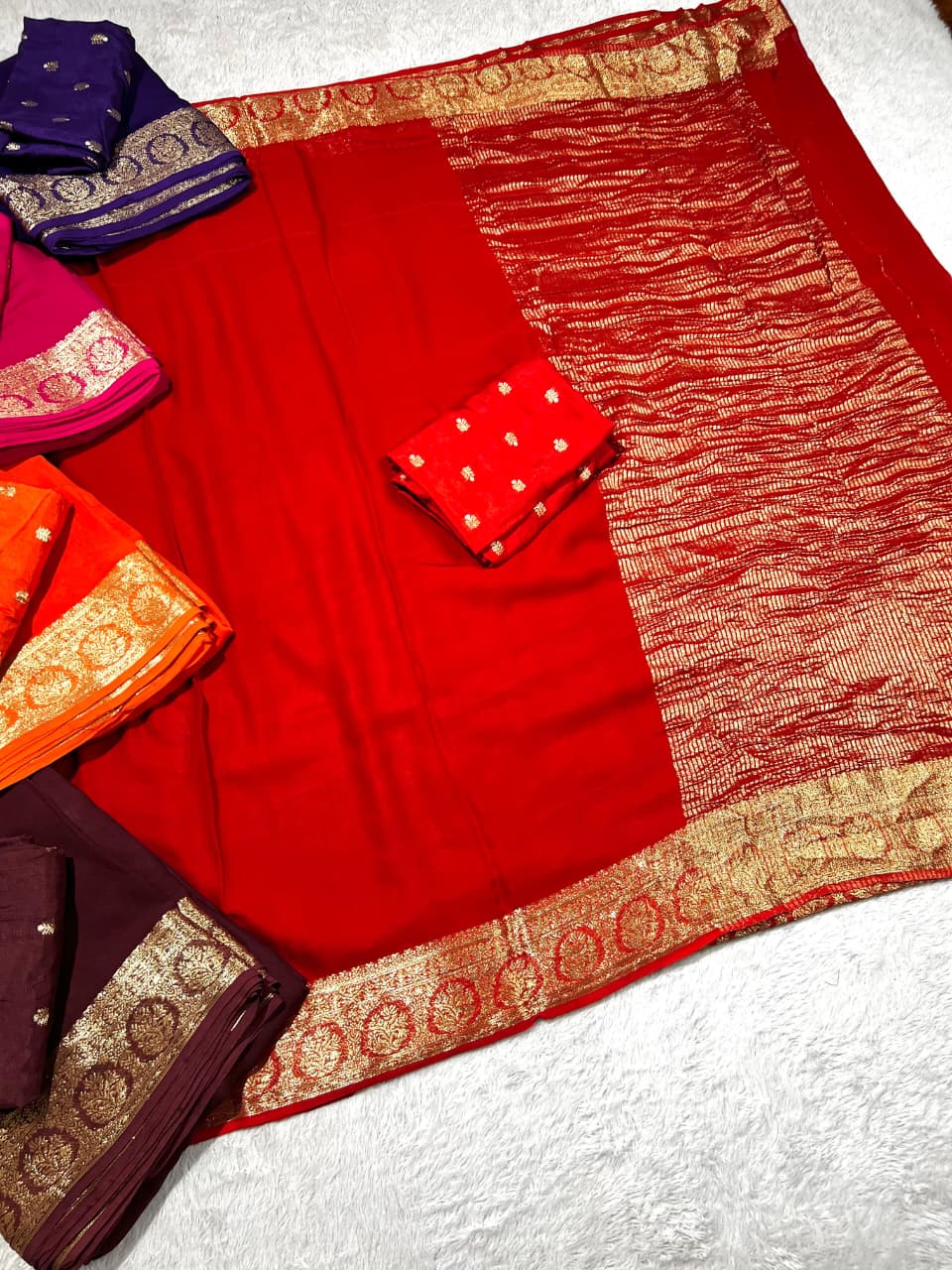 Premium viscose silk sarees