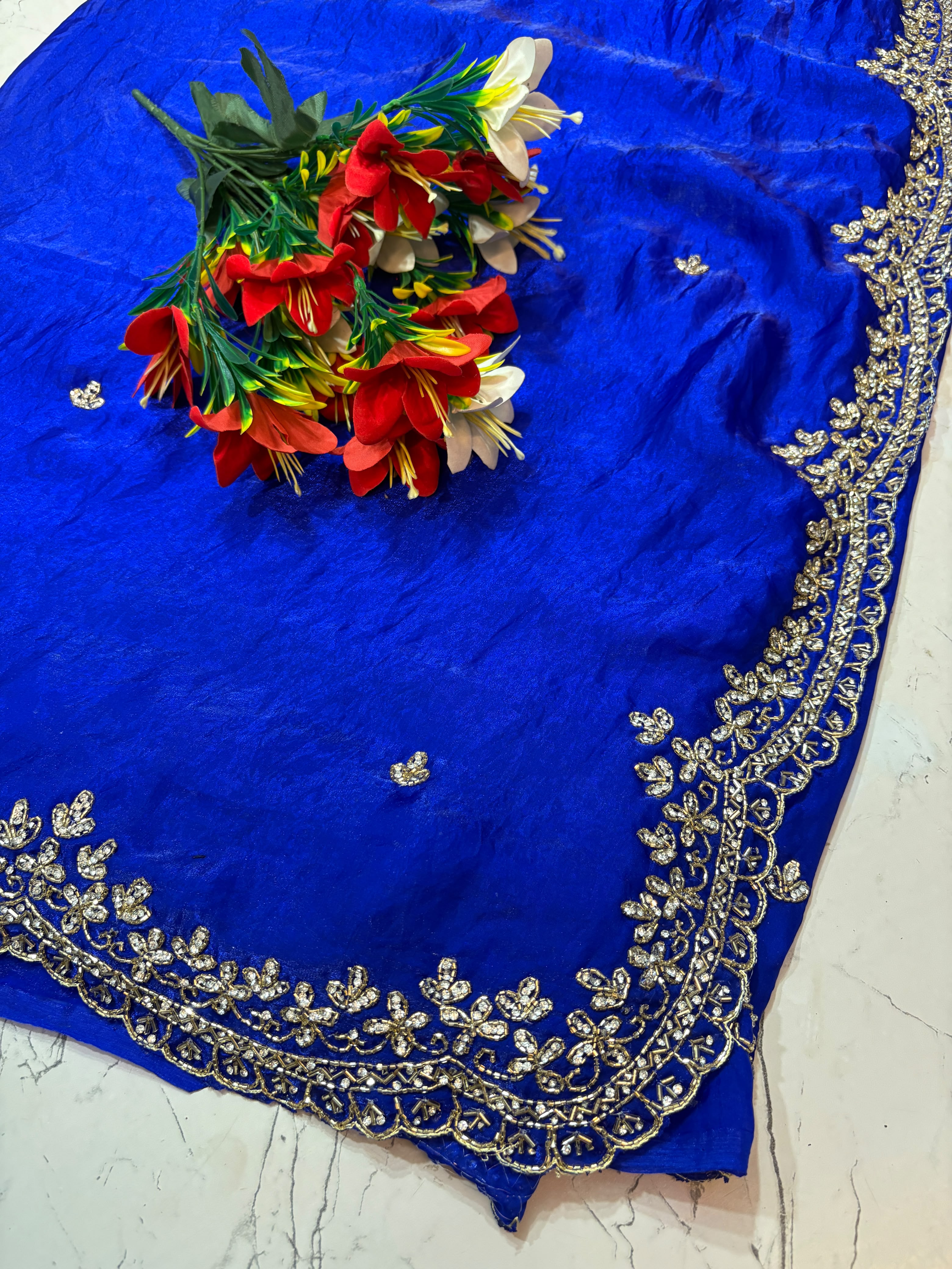 Premium Fandy Fabric heavy design saree