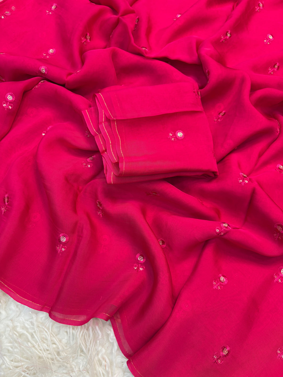Viscose organza Butti saree✨