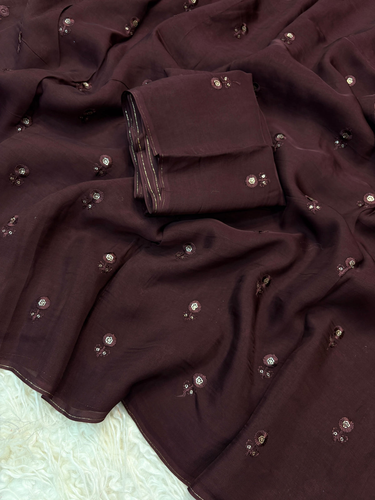 Viscose organza Butti saree✨
