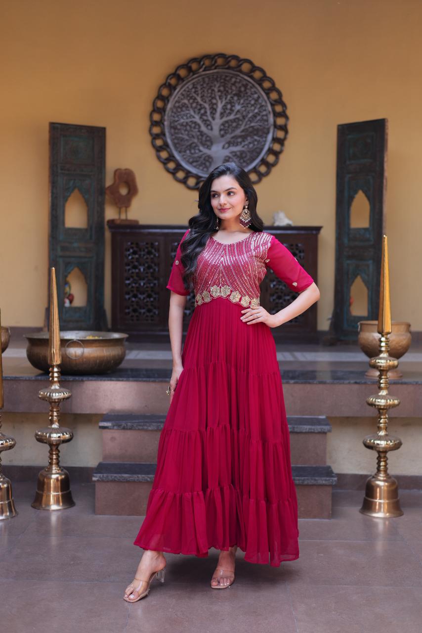 Ready made designer gown
