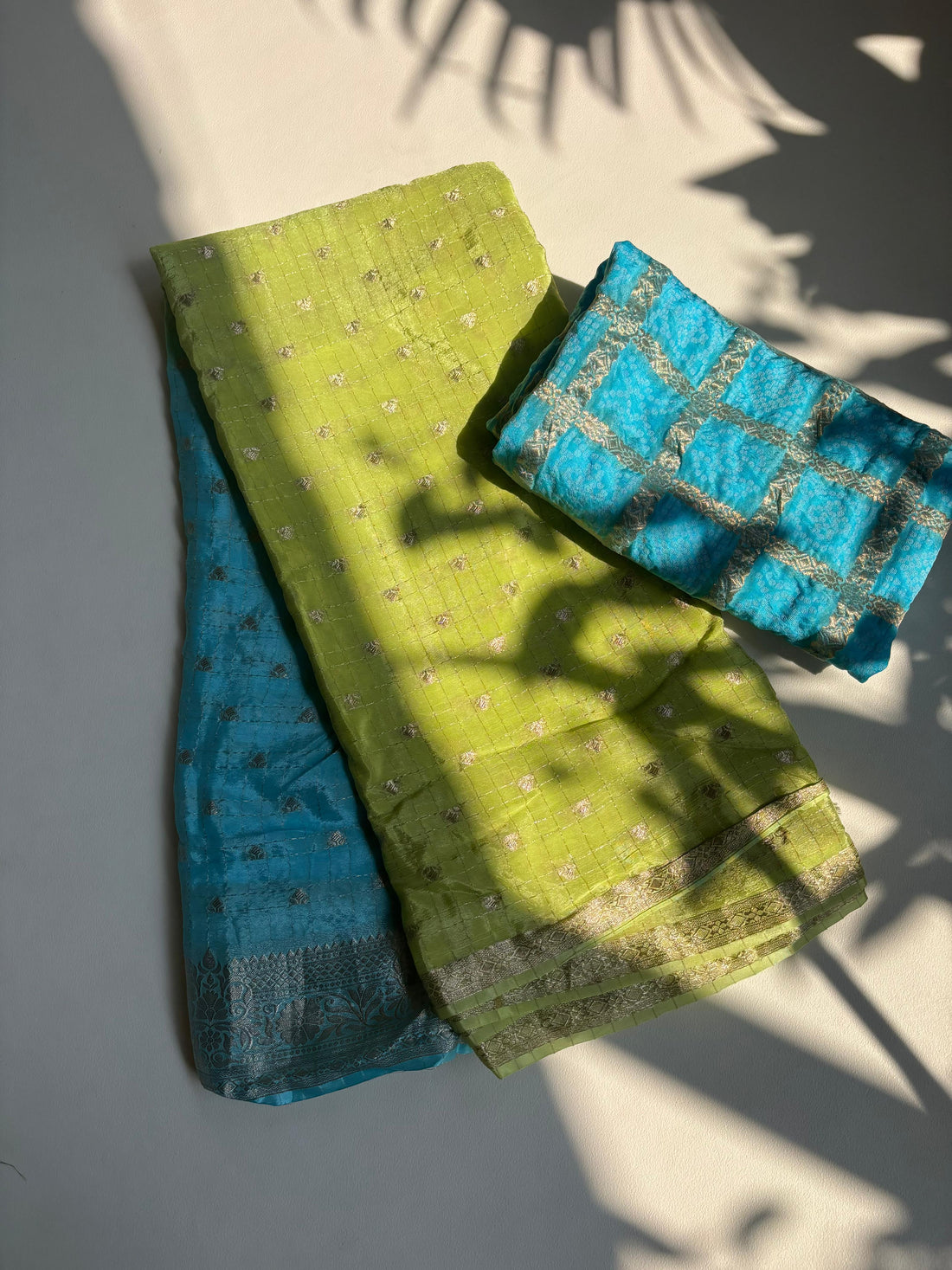 dual shade chinnon sarees