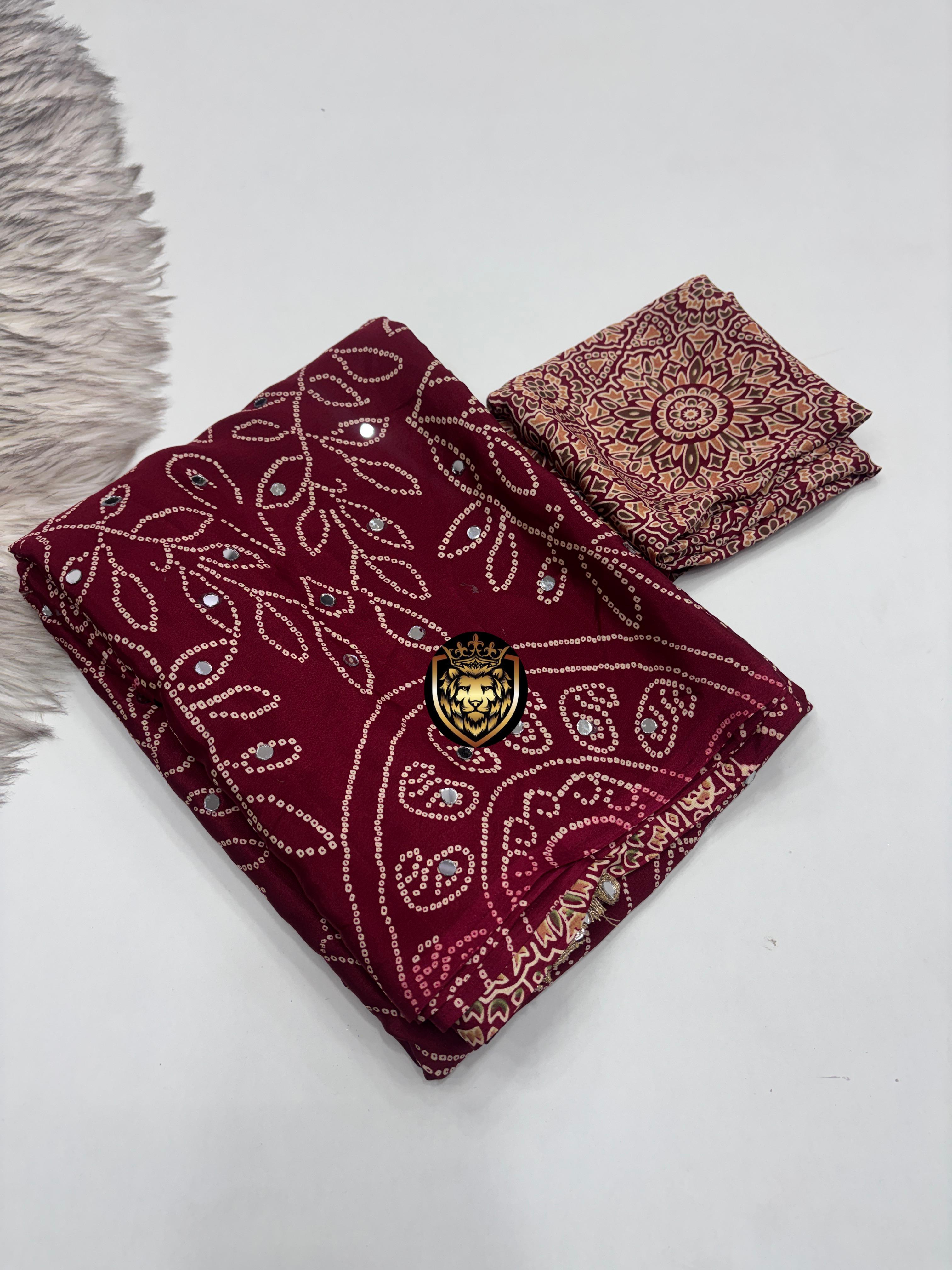 Pure satin silk saree