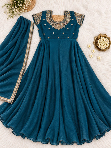 Ethnic designer anarkali suit ✨