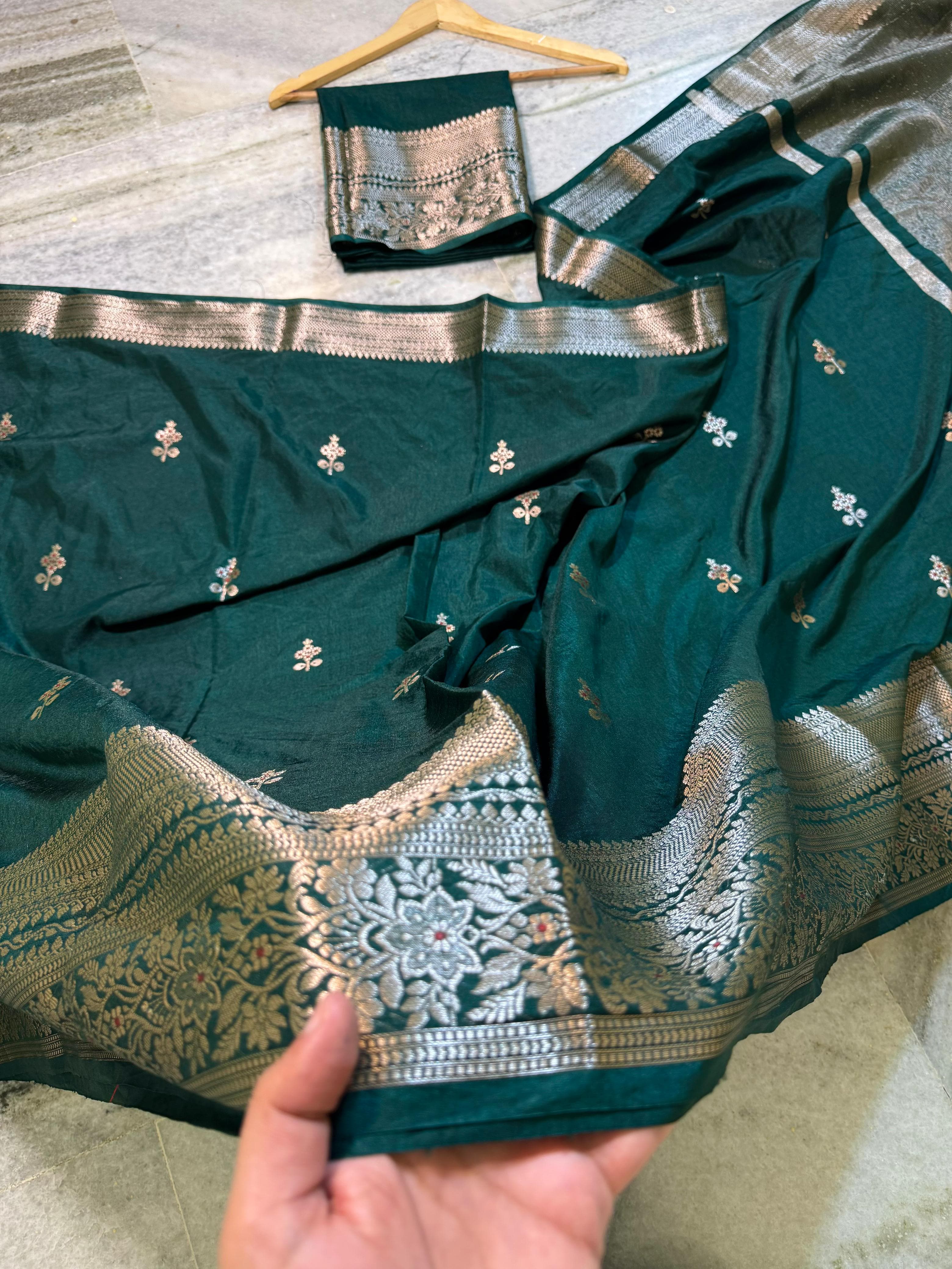 Banarasi katan silk sarees