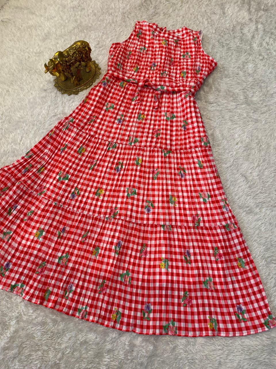 Stylish  Tiered Midi  dress👗