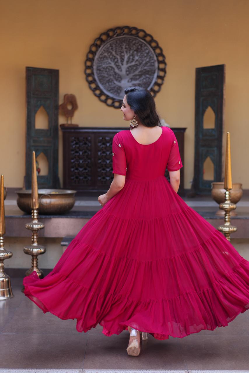 Ready made designer gown