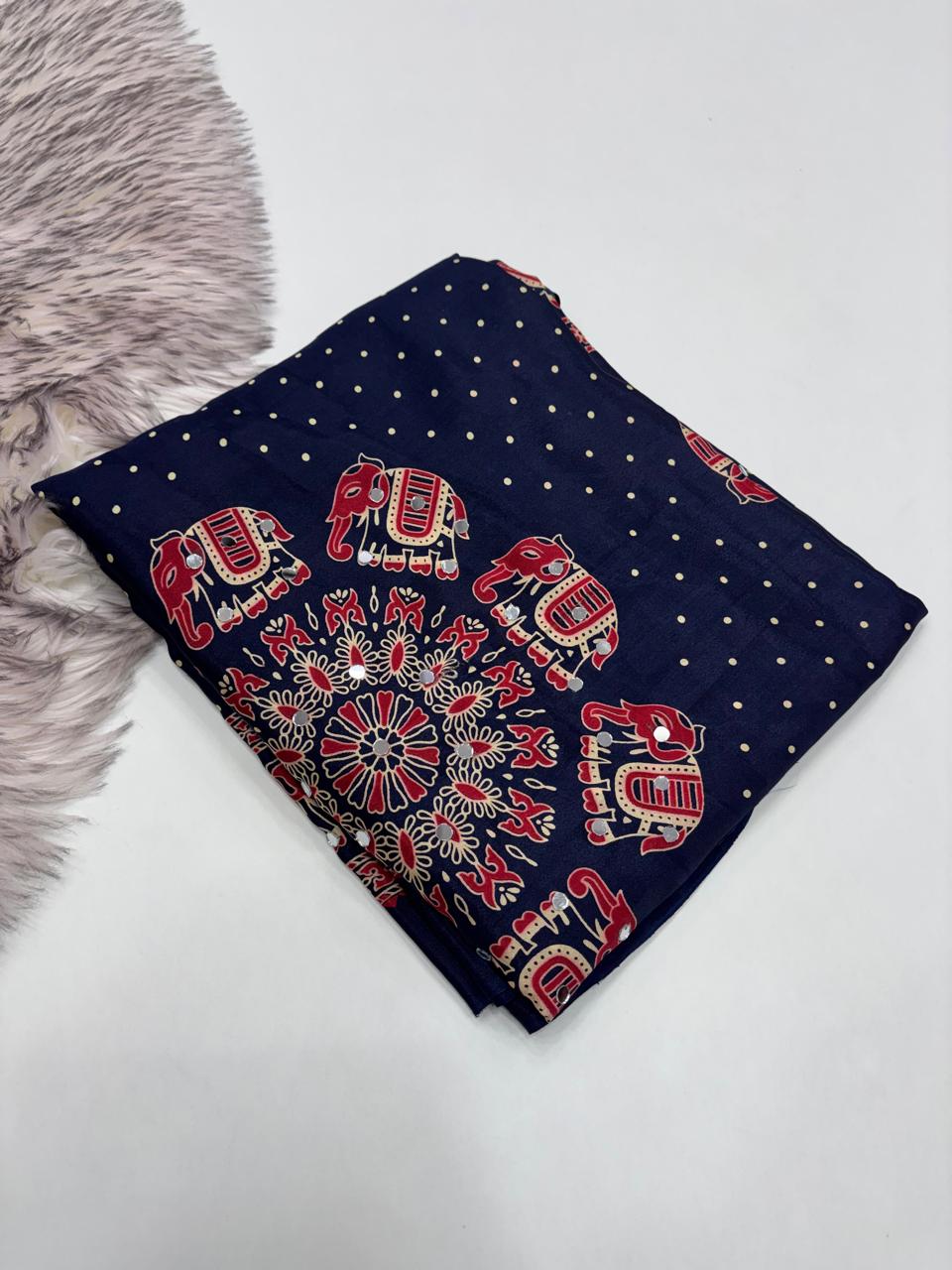 New hit Azrak sartin saree ✨