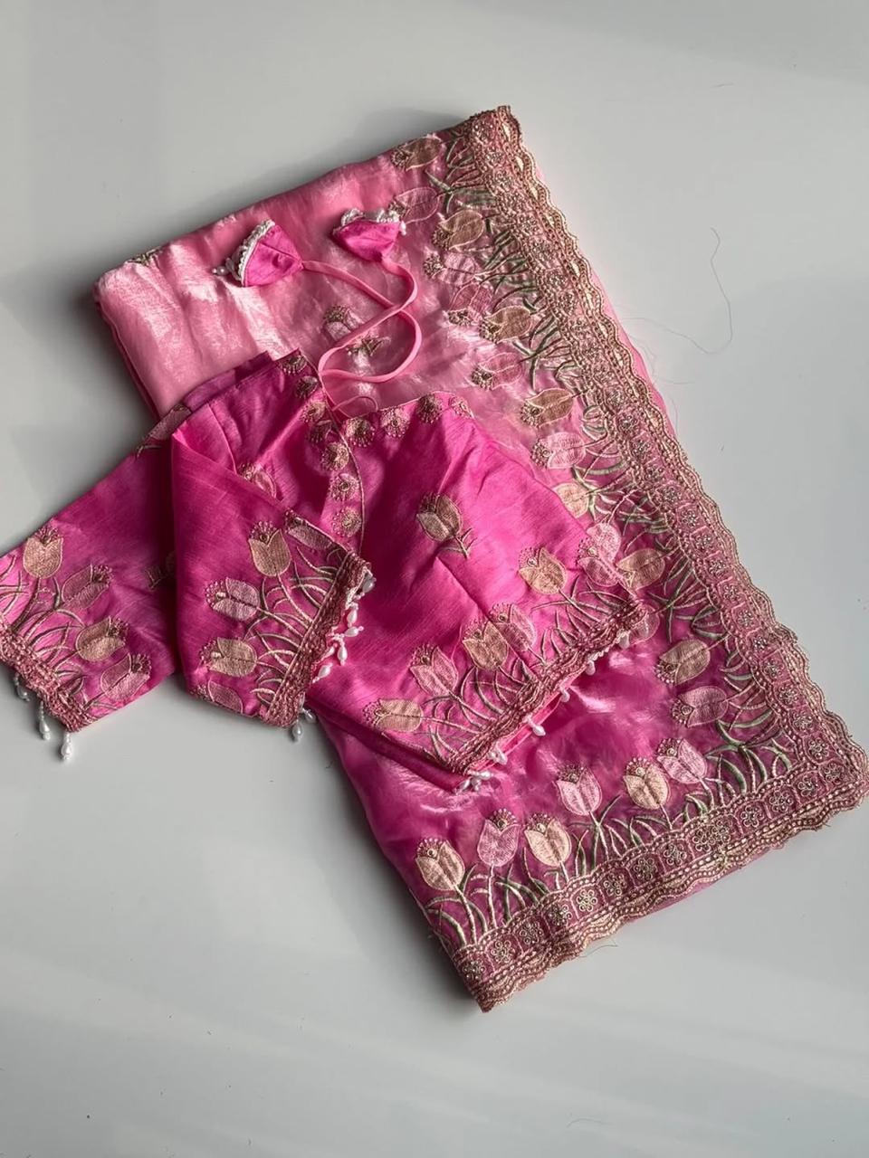 Very Soft and elegant Rich saree
