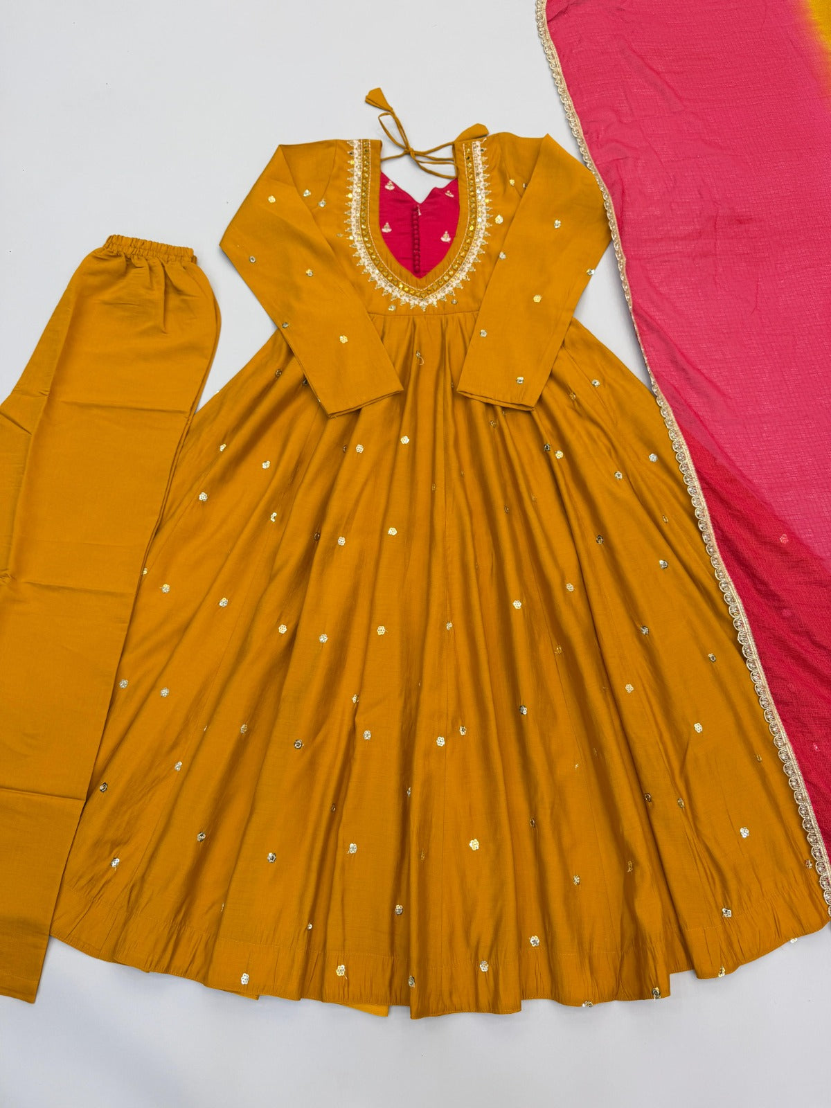 Party wear anarkali suit
