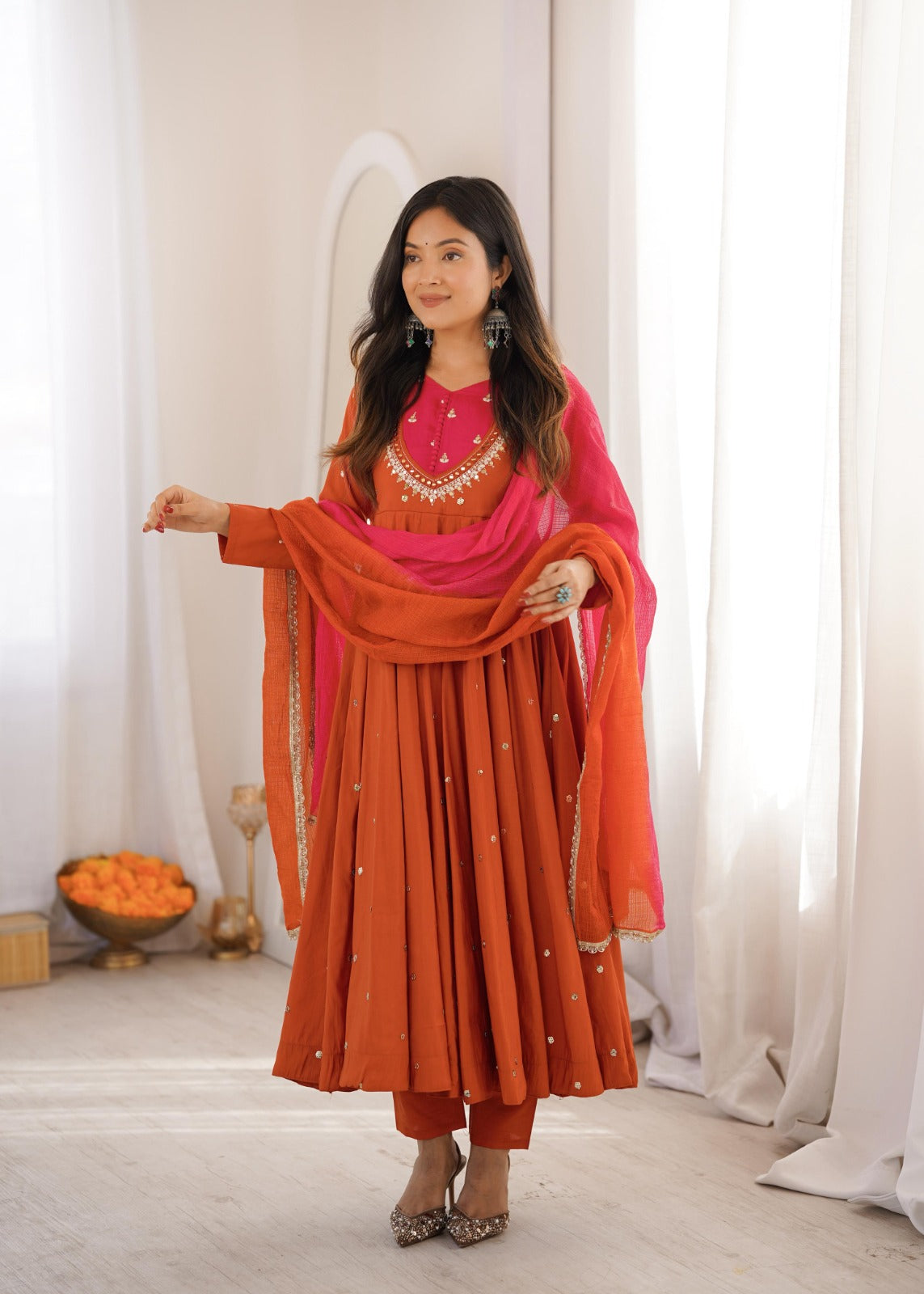 Party wear anarkali suit