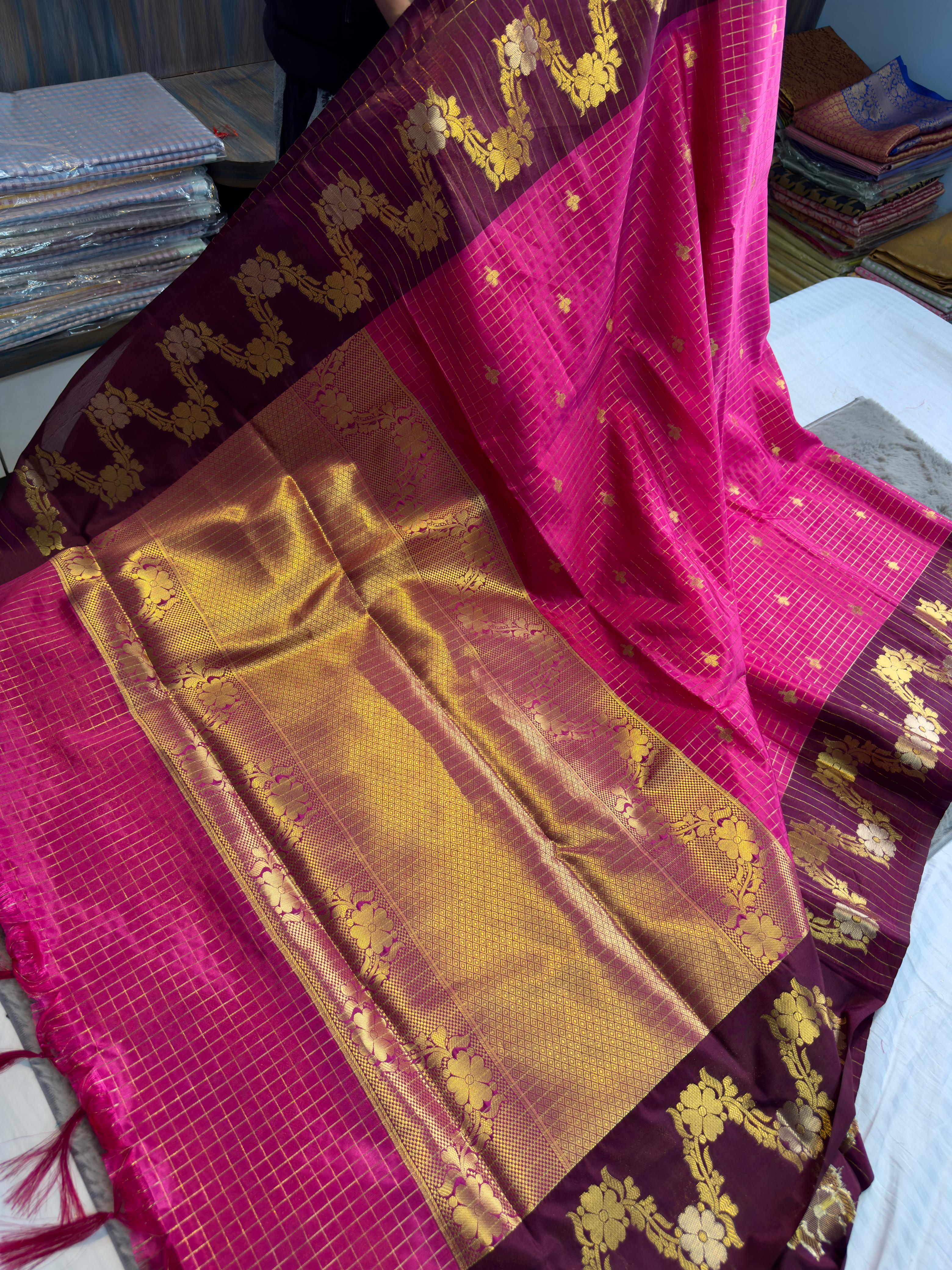 Benaresi soft silk saree