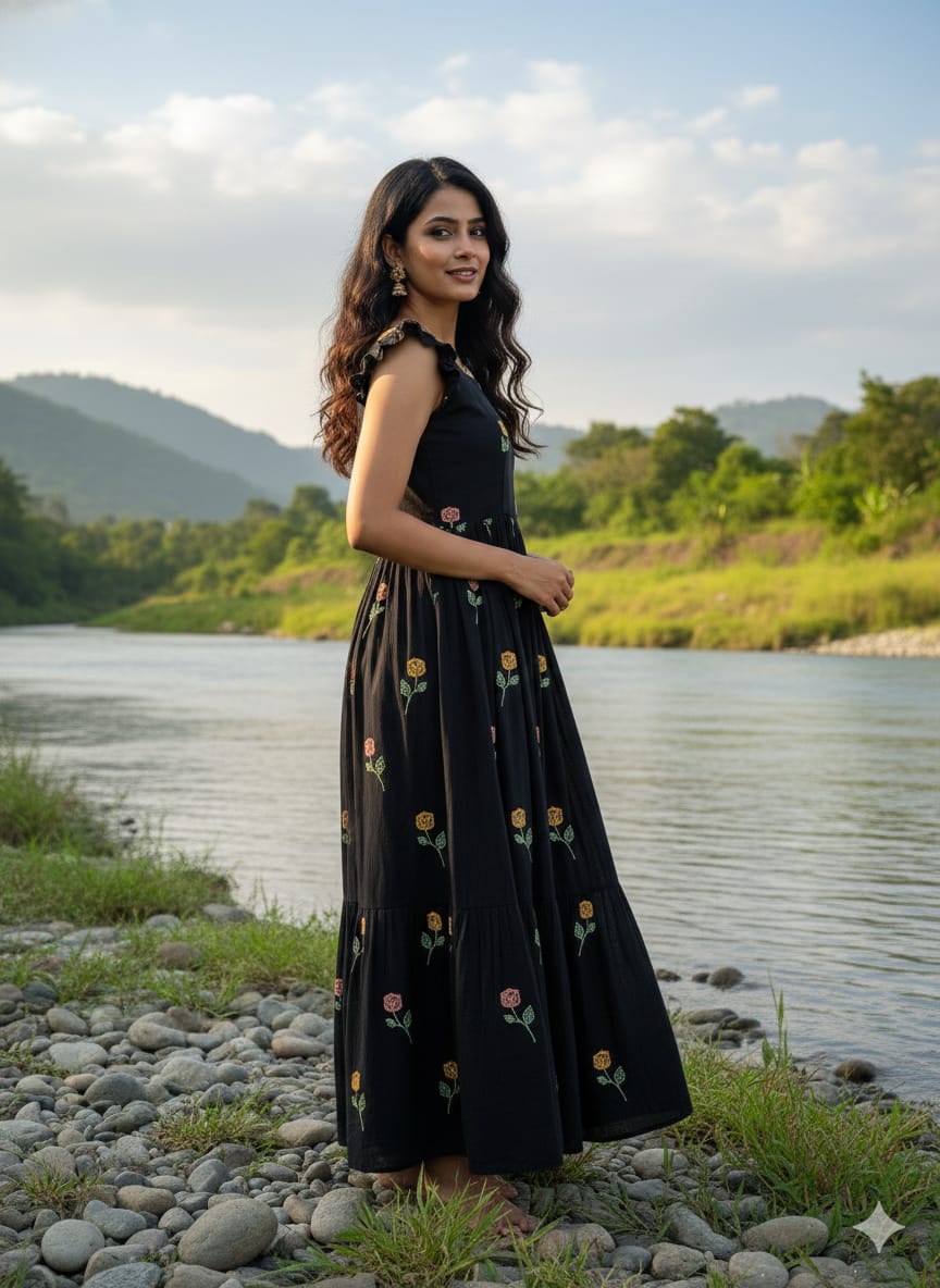 Black gown