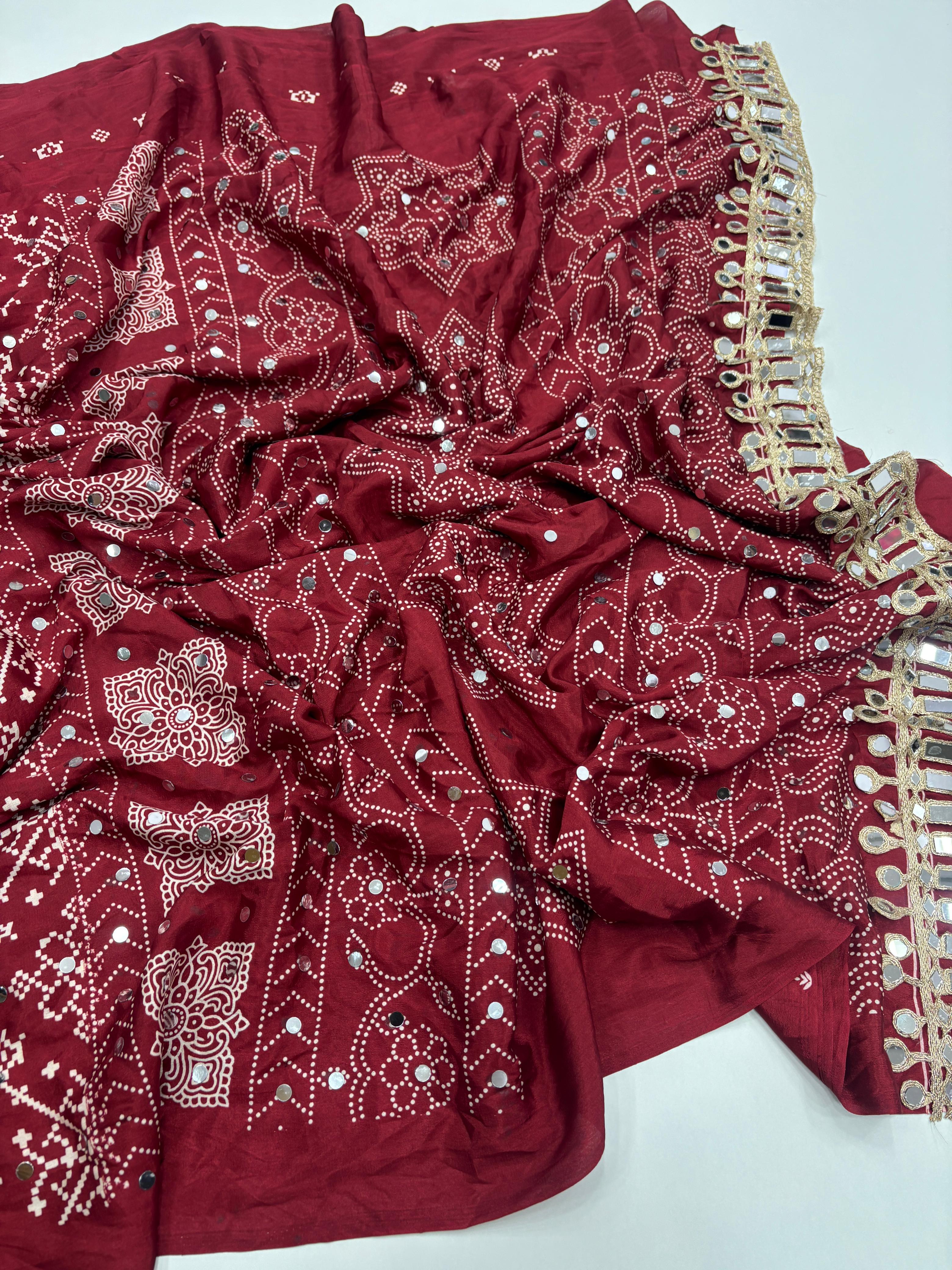 Pure satin silk saree
