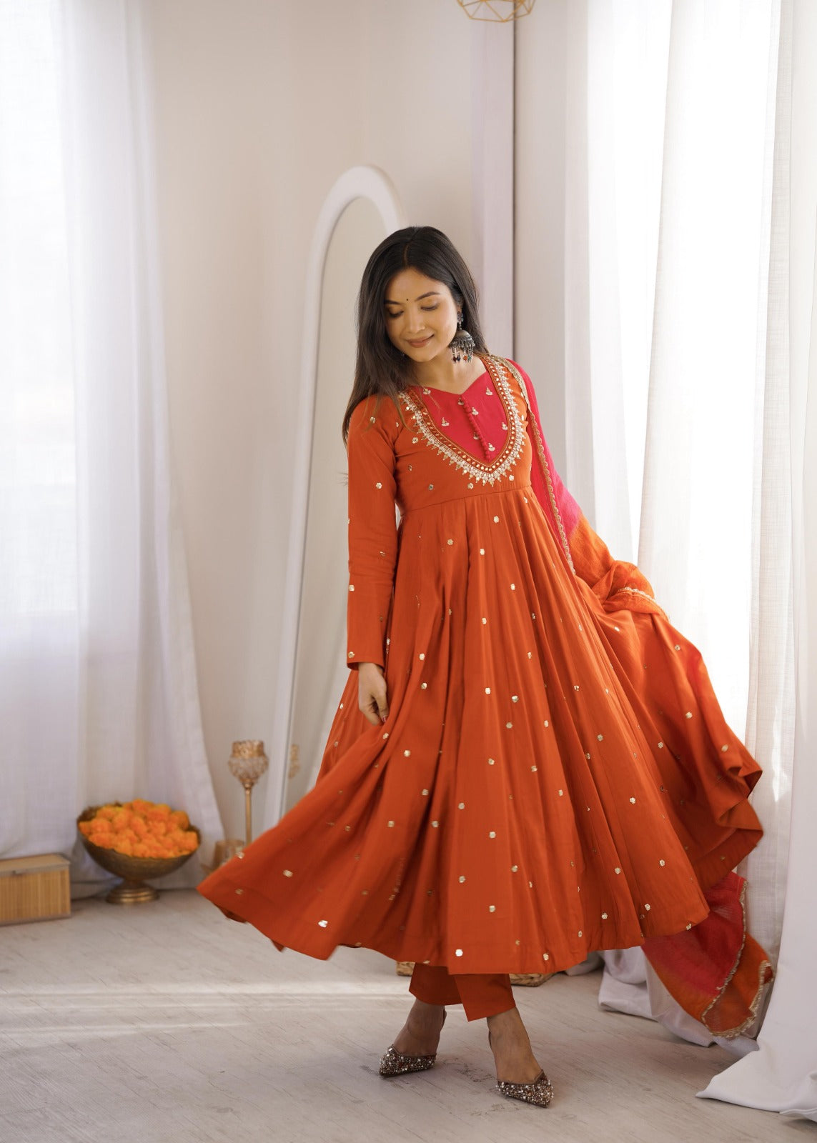 Party wear anarkali suit
