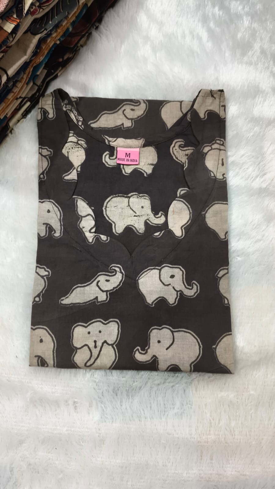 Pure kalamkari cotton kurti