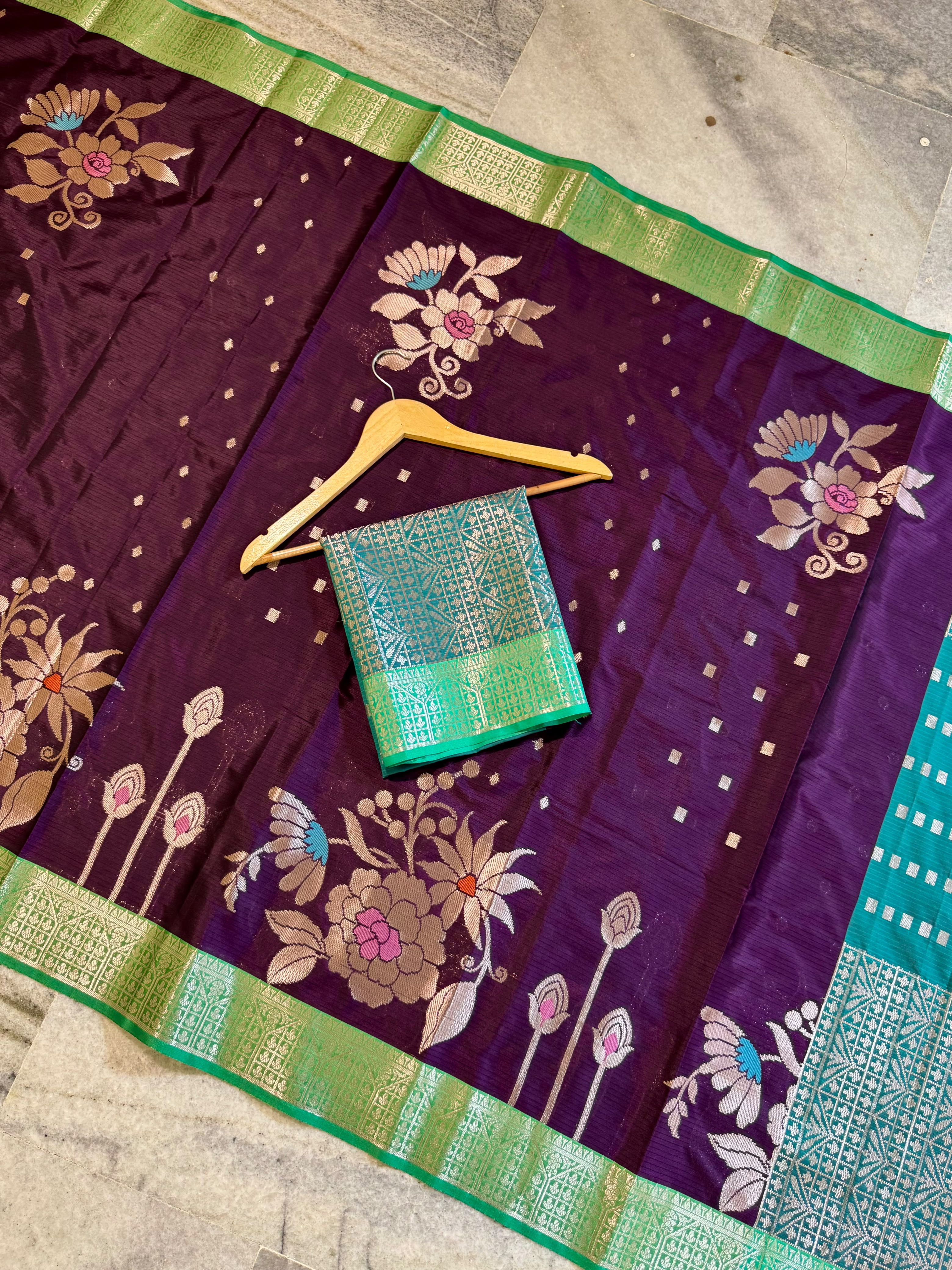 Banarasi katan silk saree