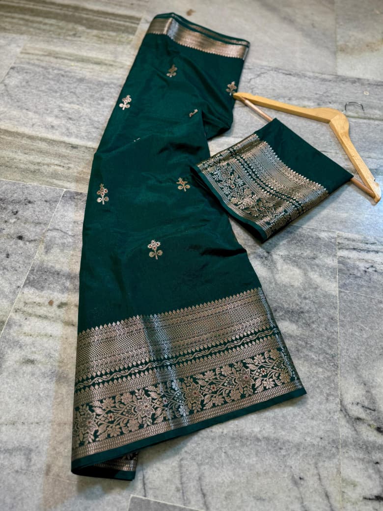 Banarasi katan silk sarees