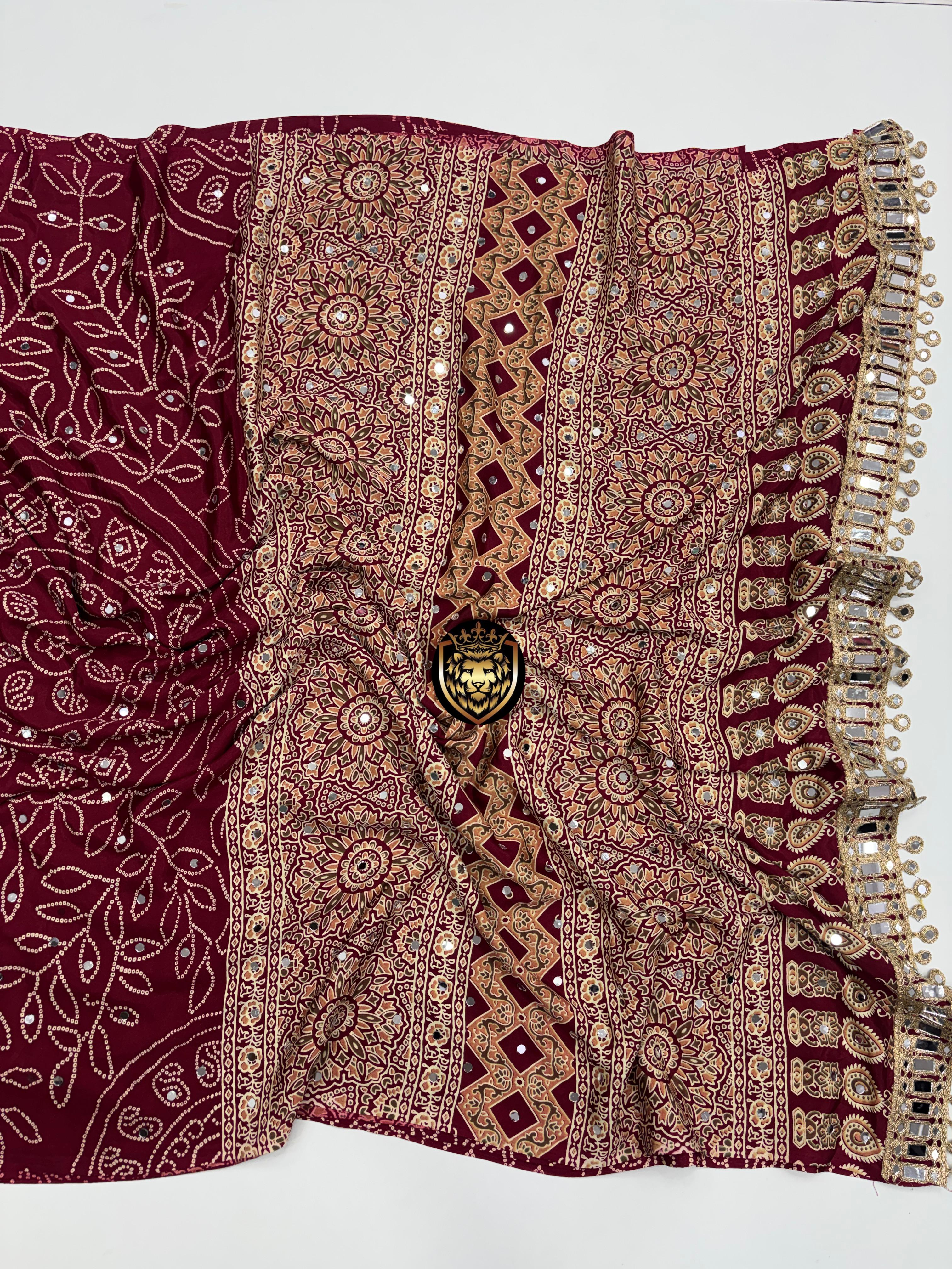Pure satin silk saree