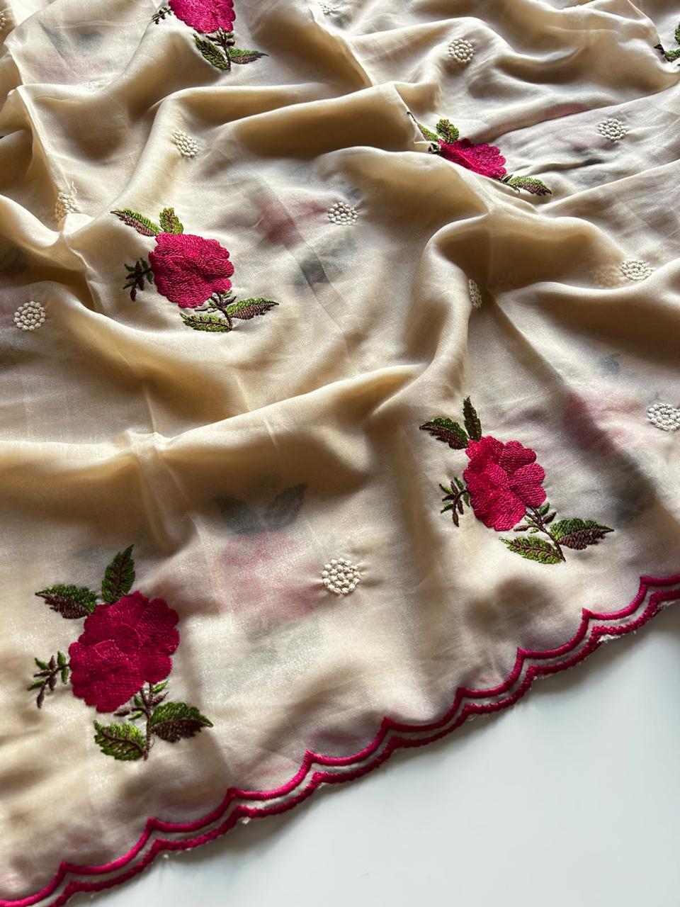 Soft rangoli silk saree