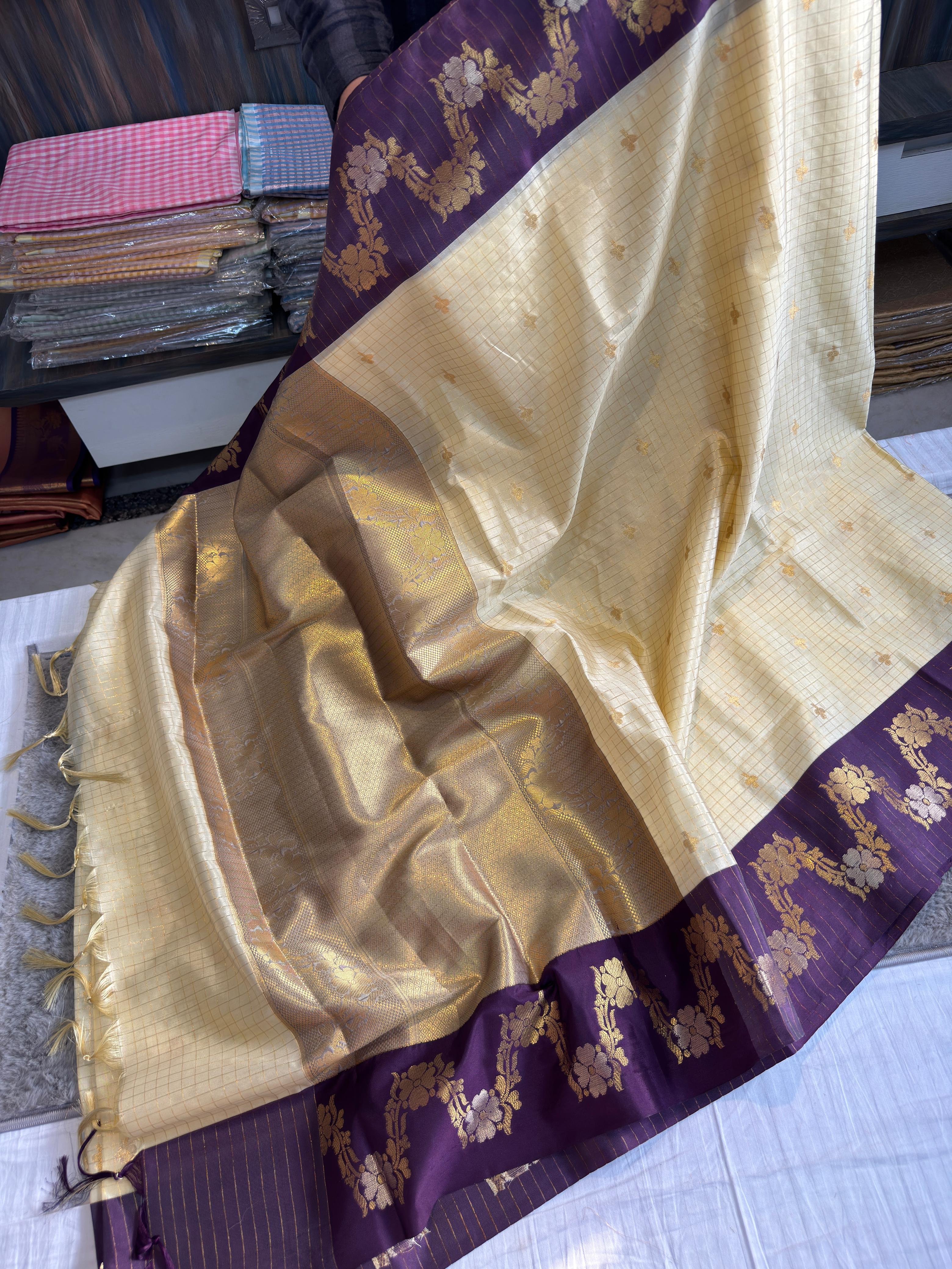 Benaresi soft silk saree