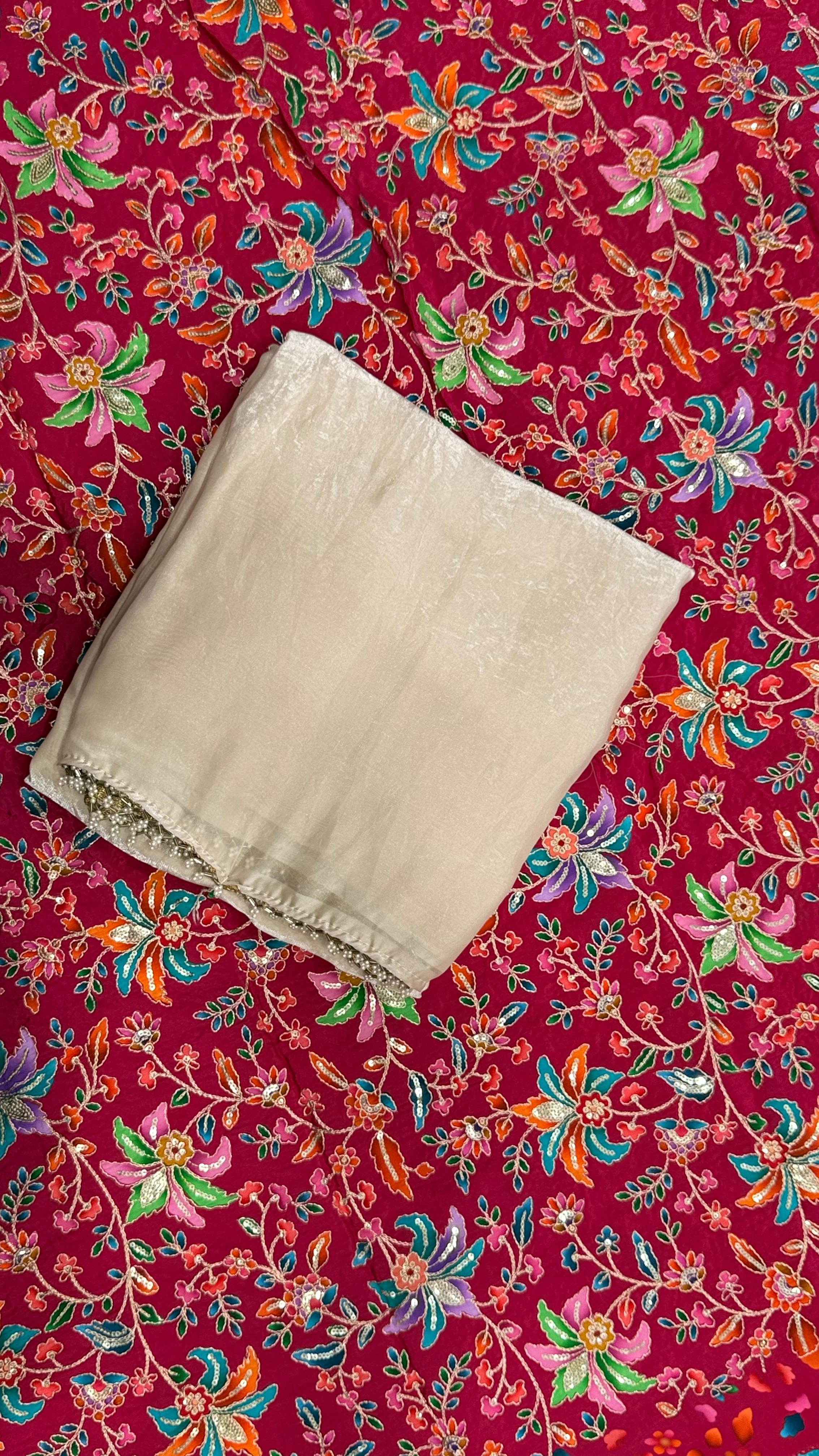 Elegant Fendi silk saree ✨