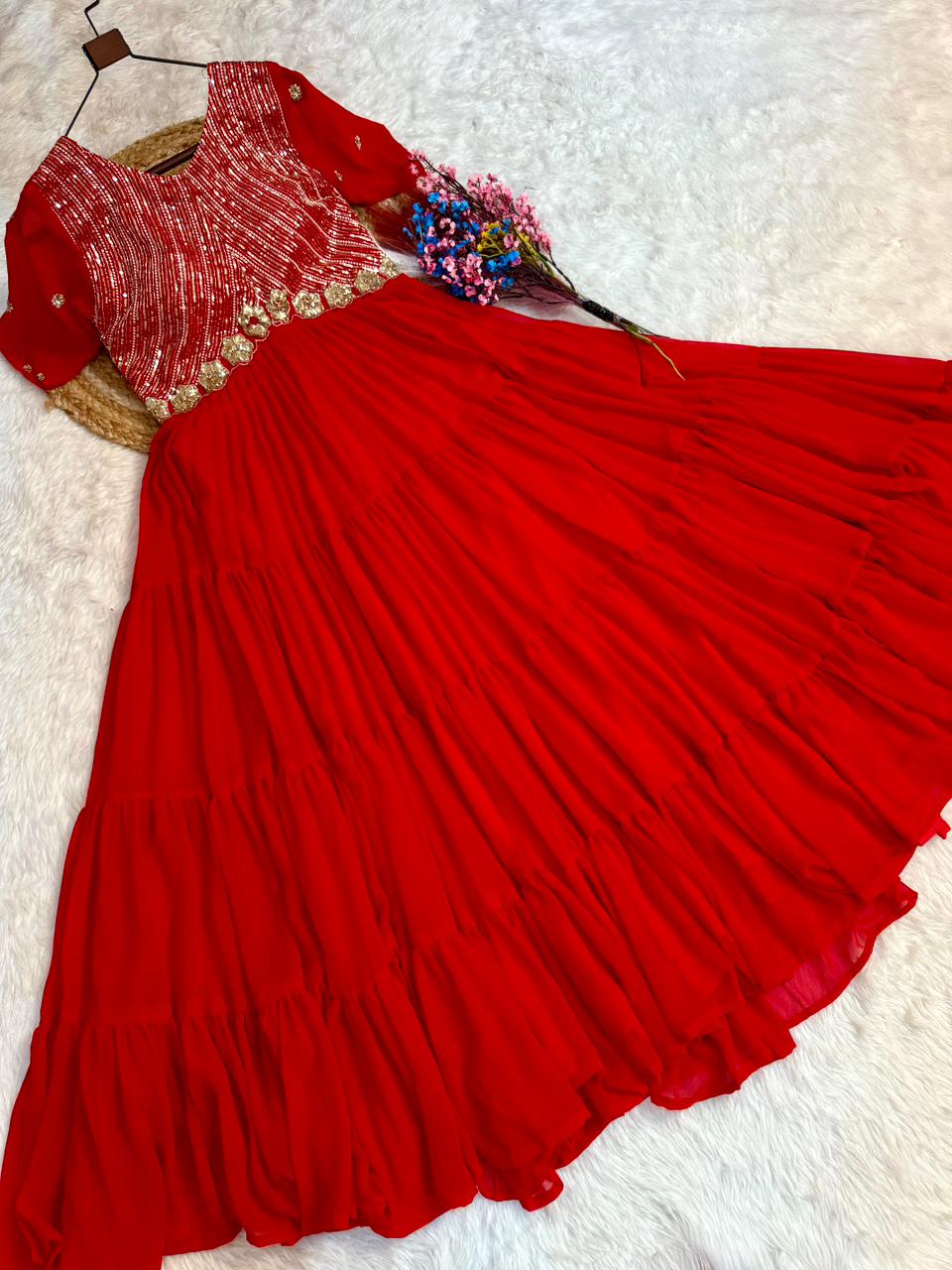 Ready made designer gown