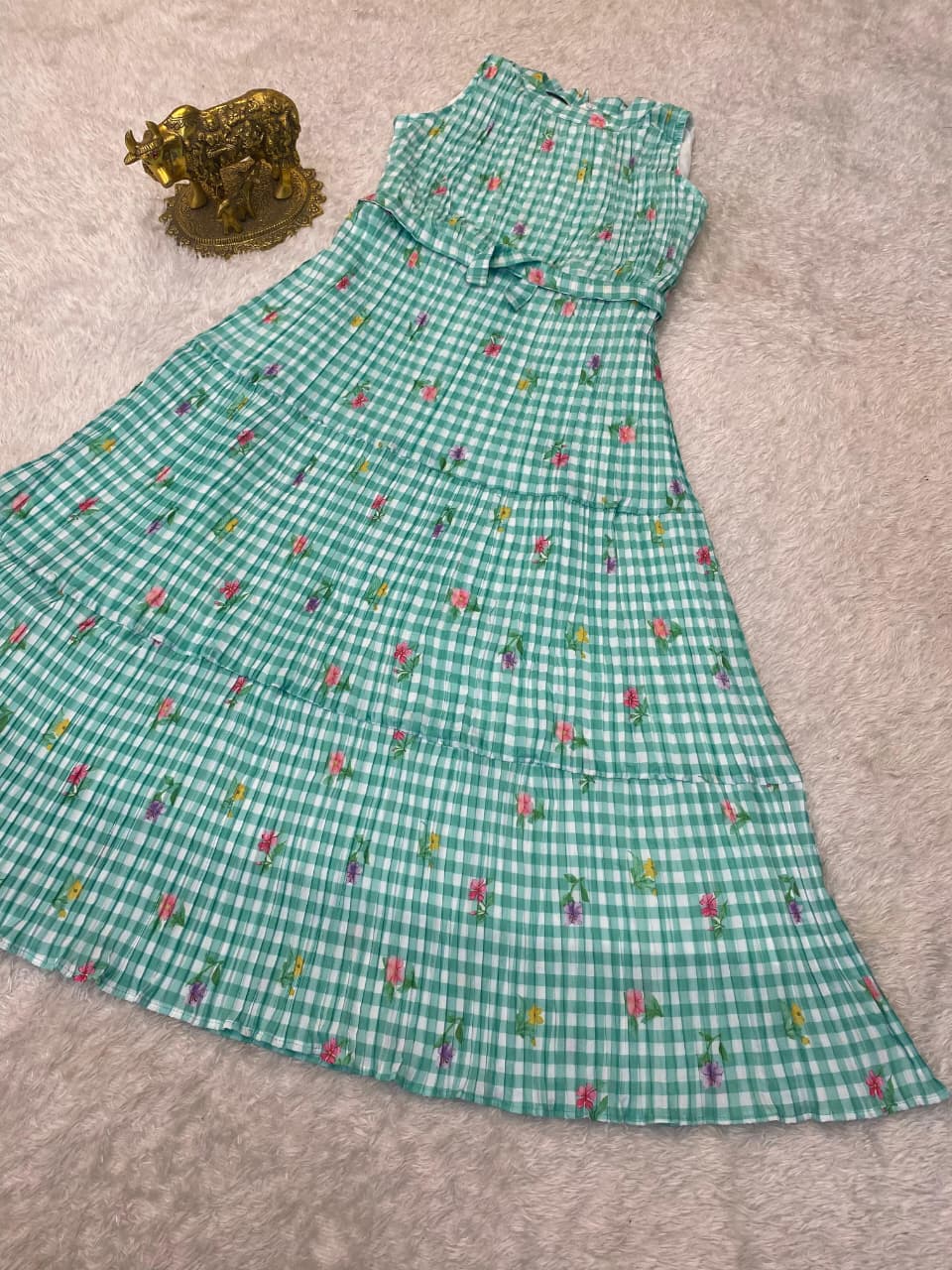 Stylish  Tiered Midi  dress👗