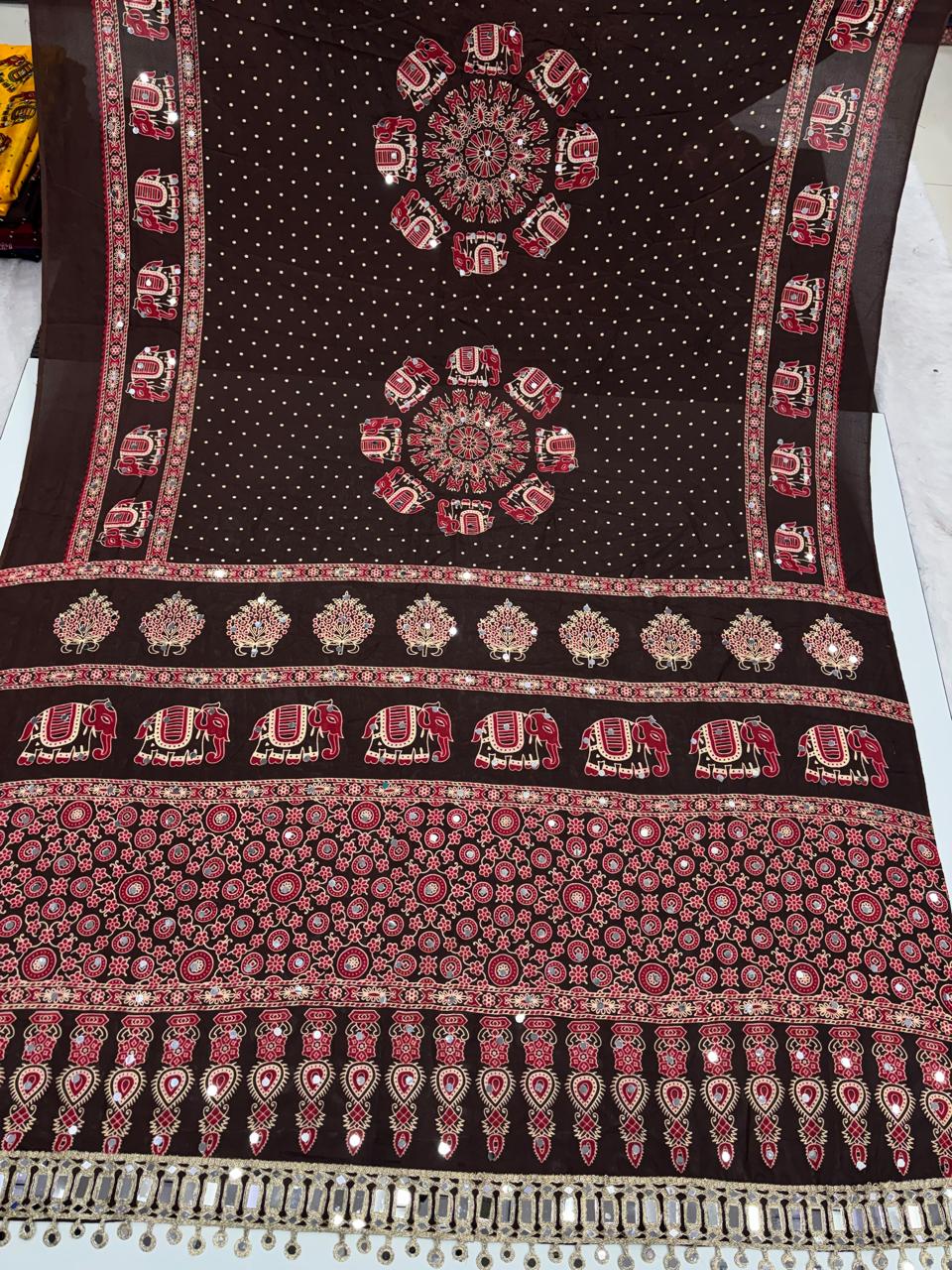 New hit Azrak sartin saree ✨